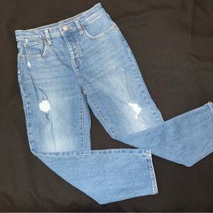 Old Navy high rise straight‎ jeans girls size 12